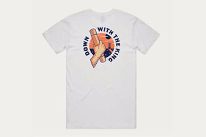Down with the king - Marcus Watson Artist Tee (White)